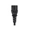 Monoprice SVT; SJT Extension Cord, 18 AWG, Indoor, 18/3, 1 Outlets, IEC 60320 C13, Black, IEC 60320 C14 40104 - alternate 7